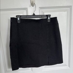 Classic charcoal grey mini Skirt